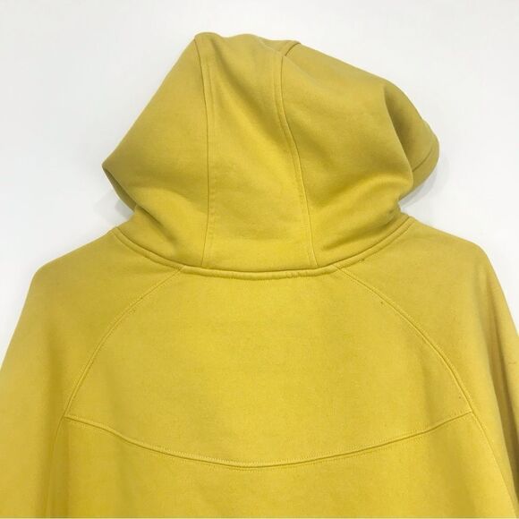 Alphalete Yellow Black Hooded Pullover Sweatshirt - Picture 11 of 13
